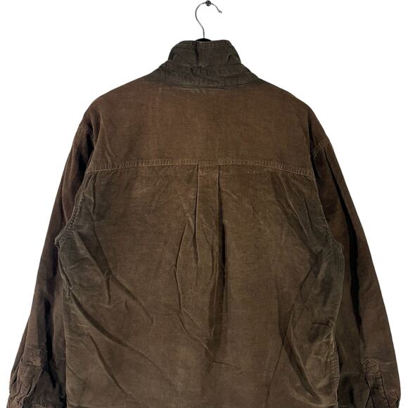 Chaps Denim Corduroy Button Down Jacket - Picture 6 of 8